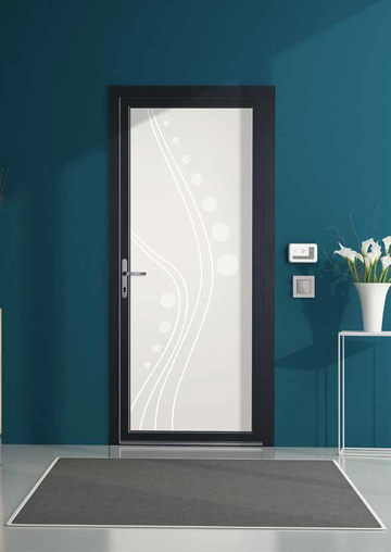 Portes entrée PVC